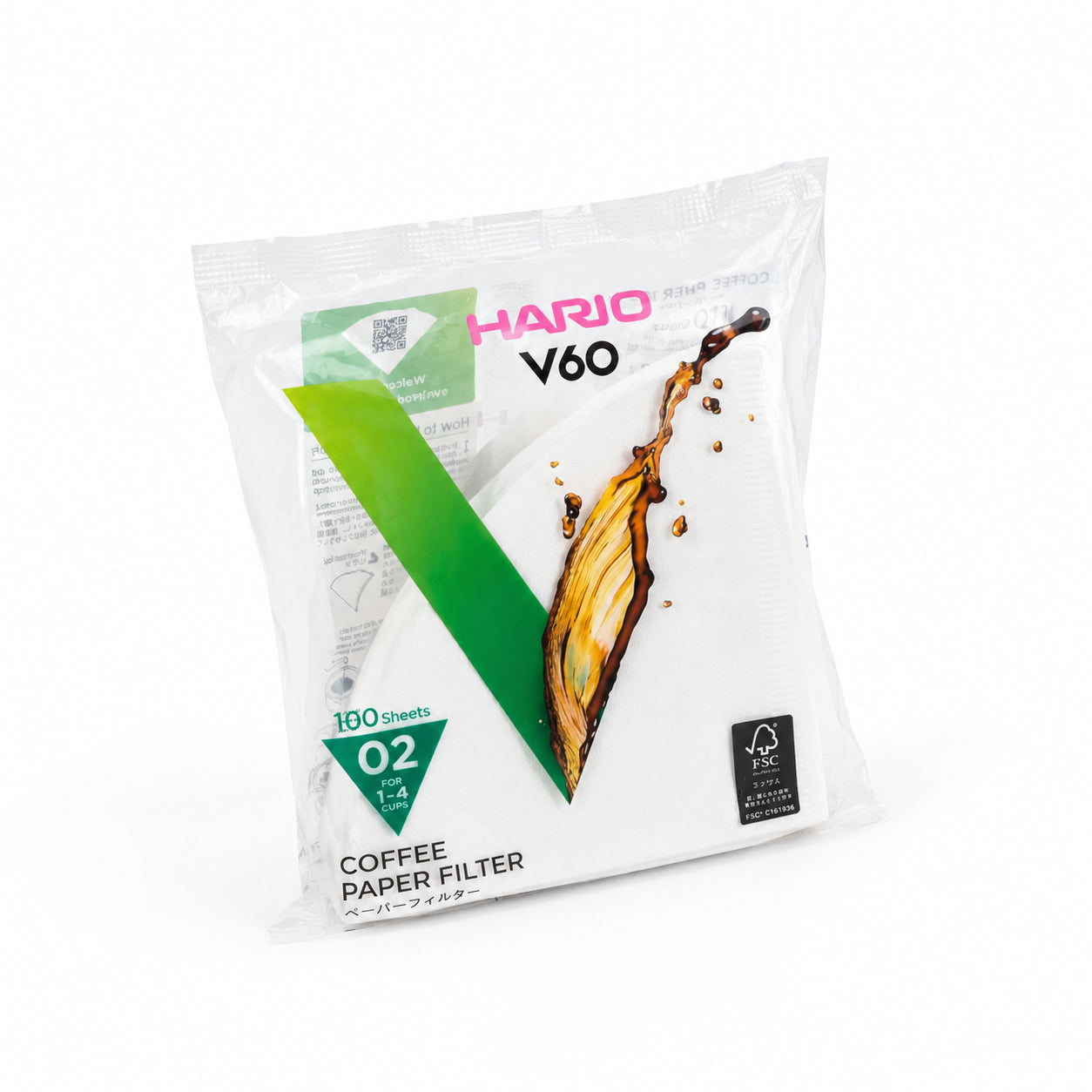 Hario V60-02 Filtry papierowe (100 szt.)